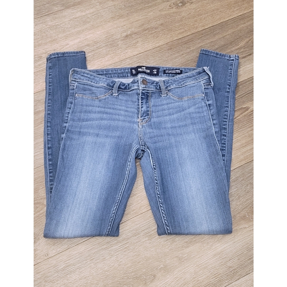 Hollister Low Rise Light Wash Skinny Jeans mid-2000s - Picture 4 of 6